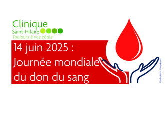 Journée mondiale du don du Sang le 14 juin
