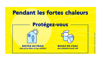 Canicule : protégez-vous !