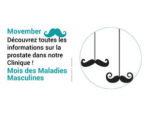 Movember : mois des maladies masculines